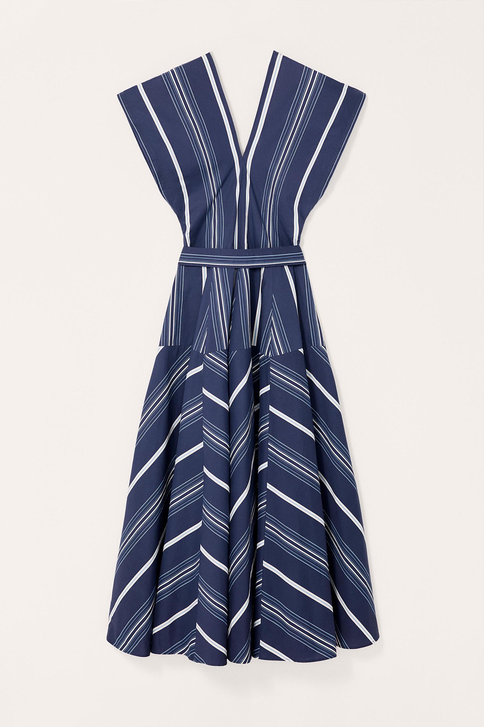 LIMITED EDITION GODET STRIPE DRESS Product Image