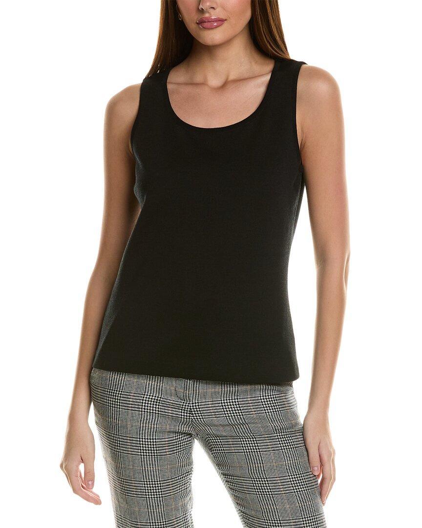 ST JOHN St. John Milano Wool-blend Tank In Black Product Image