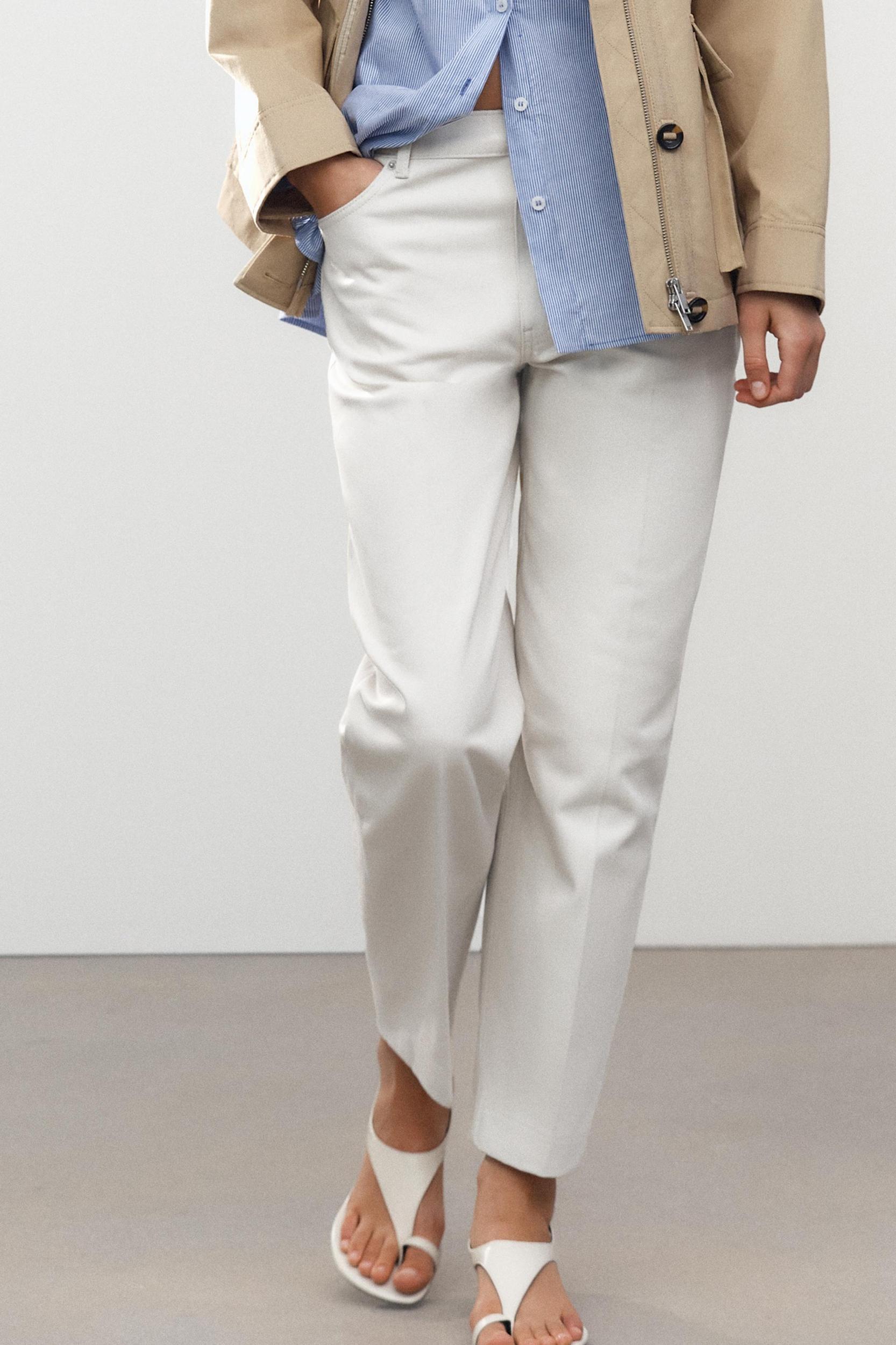 MID WAIST TAPERED JEANS ZW COLLECTION Product Image