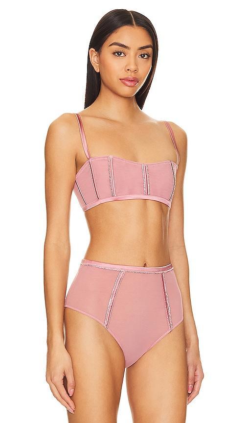 fleur du mal Brilliant Boned Bralette Bra Product Image