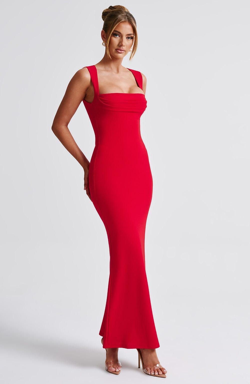 Helena Maxi Dress - Red Product Image