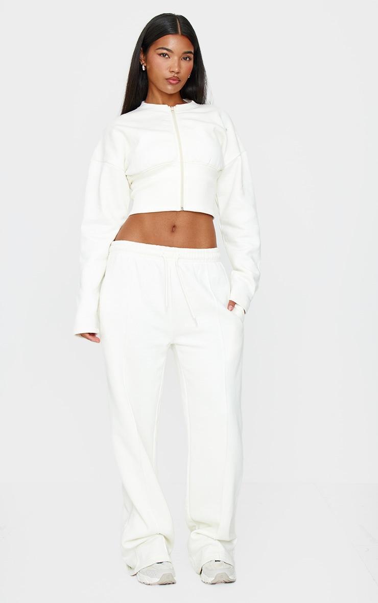 Cream Extreme Cinched Waist Sweatshirt Product Image