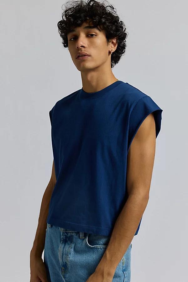 BDG Grayson Solid Cutoff Muscle Tee Mens at Urban Outfitters Product Image