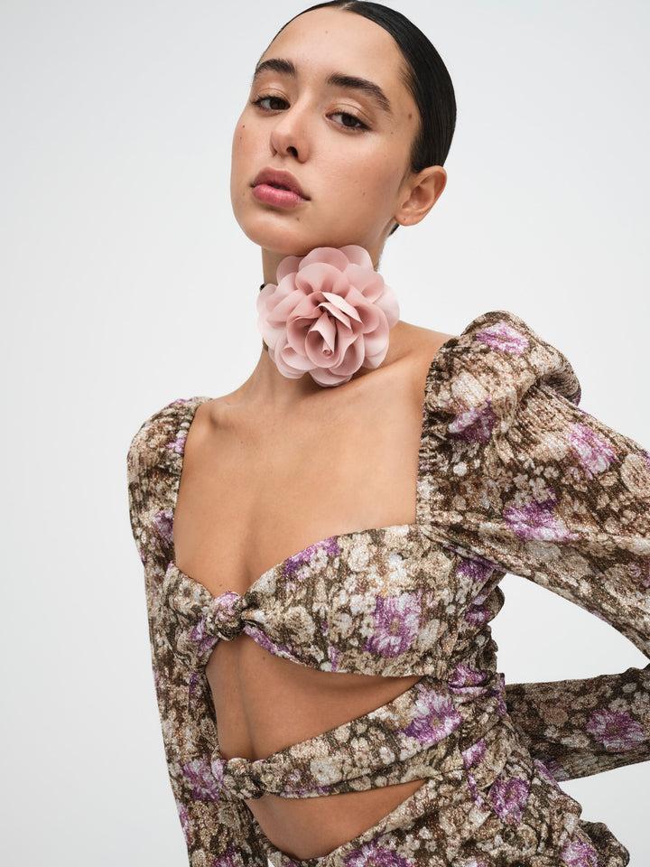 Camden Mini Dress — Purple Product Image