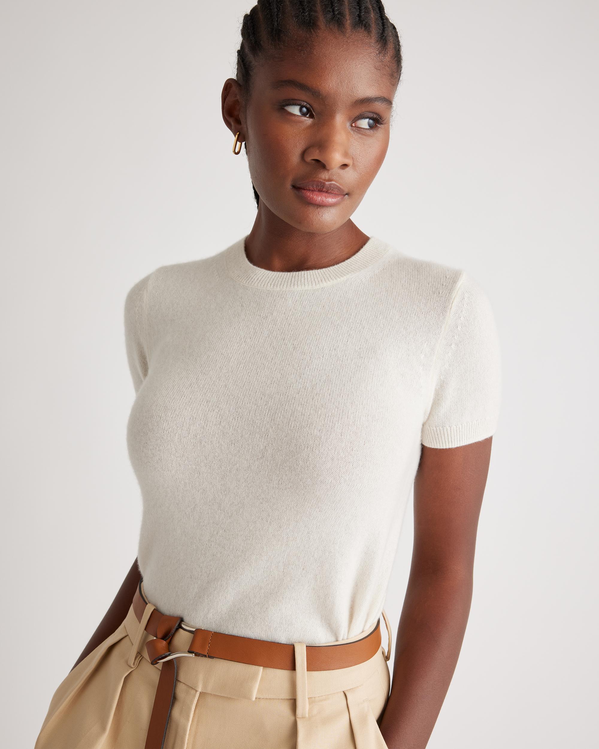 Quince | Women's Mongolian Cashmere T-Shirt Product Image