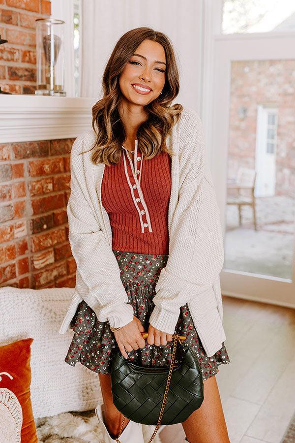 Cue The Cozy Knit Cardigan Product Image