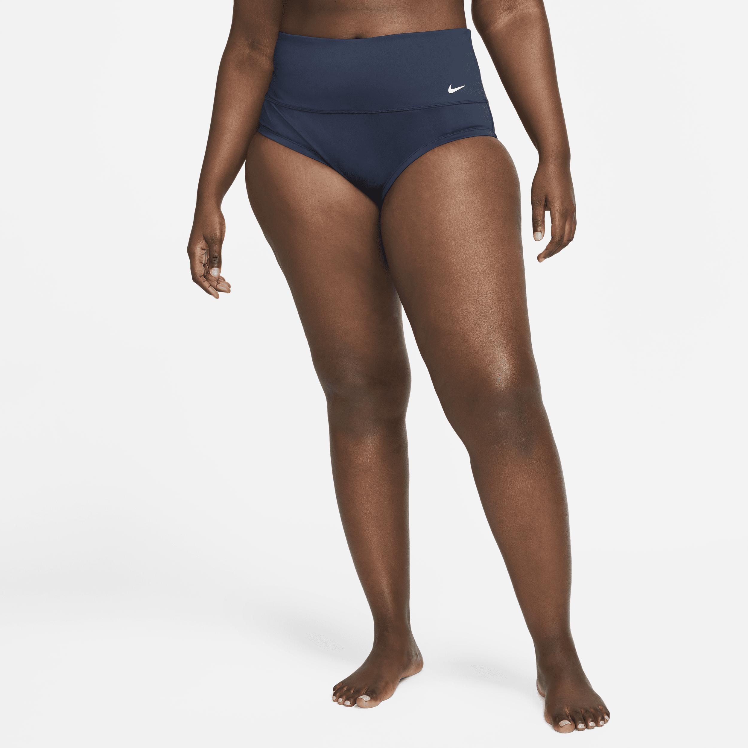 Nike Women's Essential High-Waisted Bikini Swim Bottom (Plus Size) Product Image