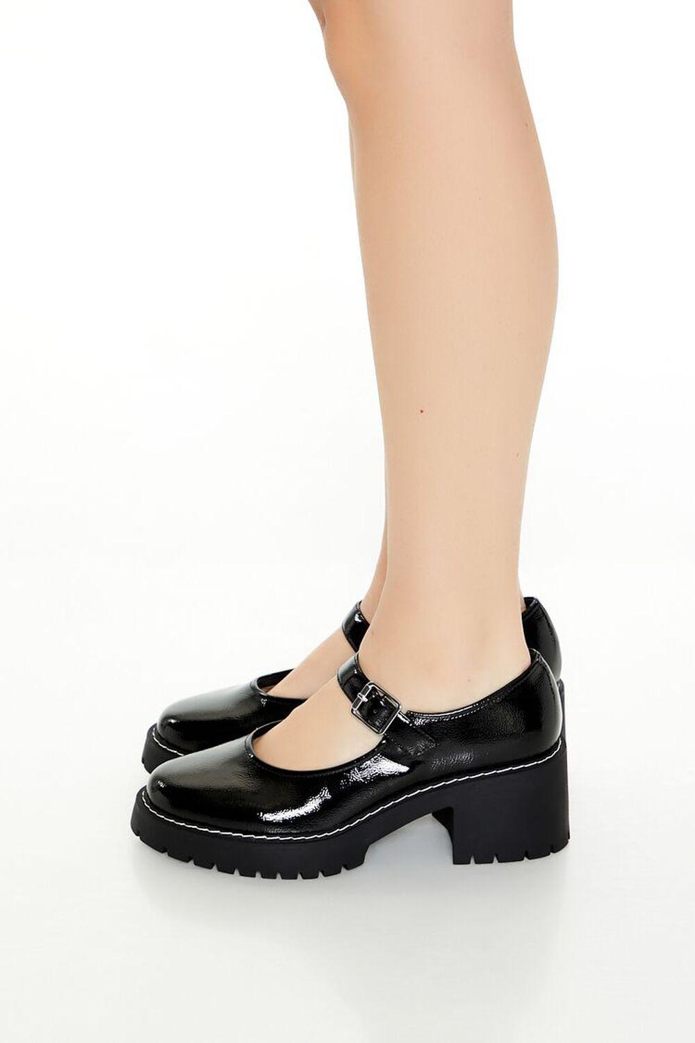 Faux Patent Leather Mary Jane Pumps | Forever 21 Product Image