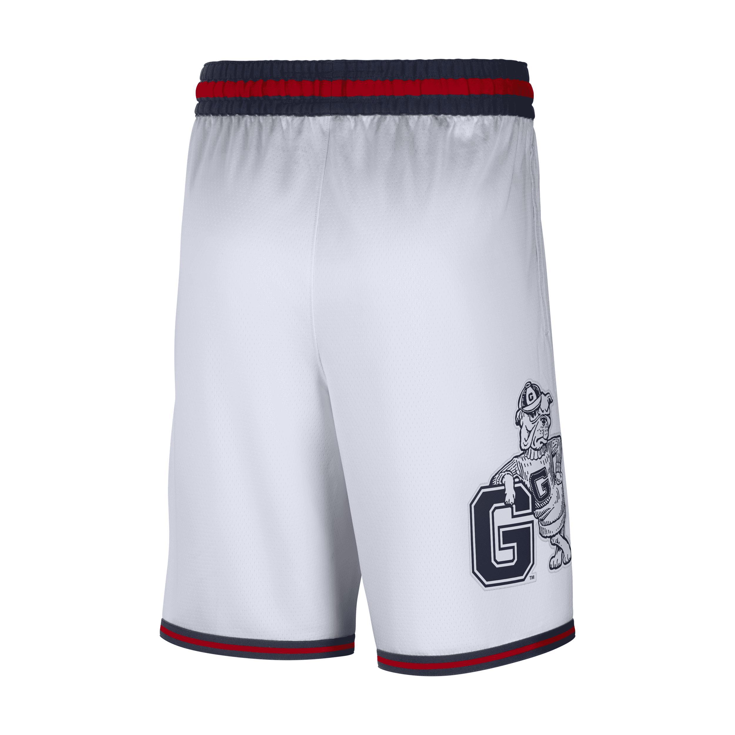 Men's Nike White Gonzaga Bulldogs Limited Basketball Performance Shorts, Size: Small, Zag White Product Image