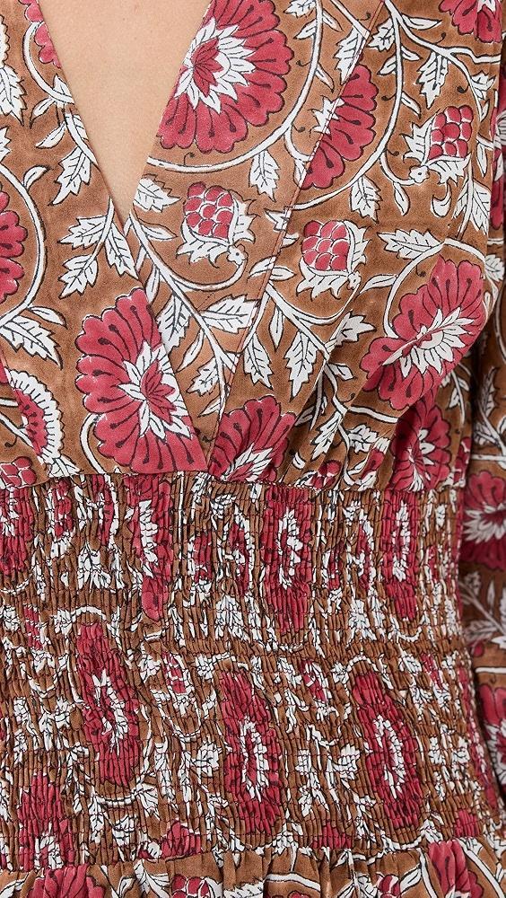 Culthera Manila Rose Blockprint Dress | Shopbop Product Image
