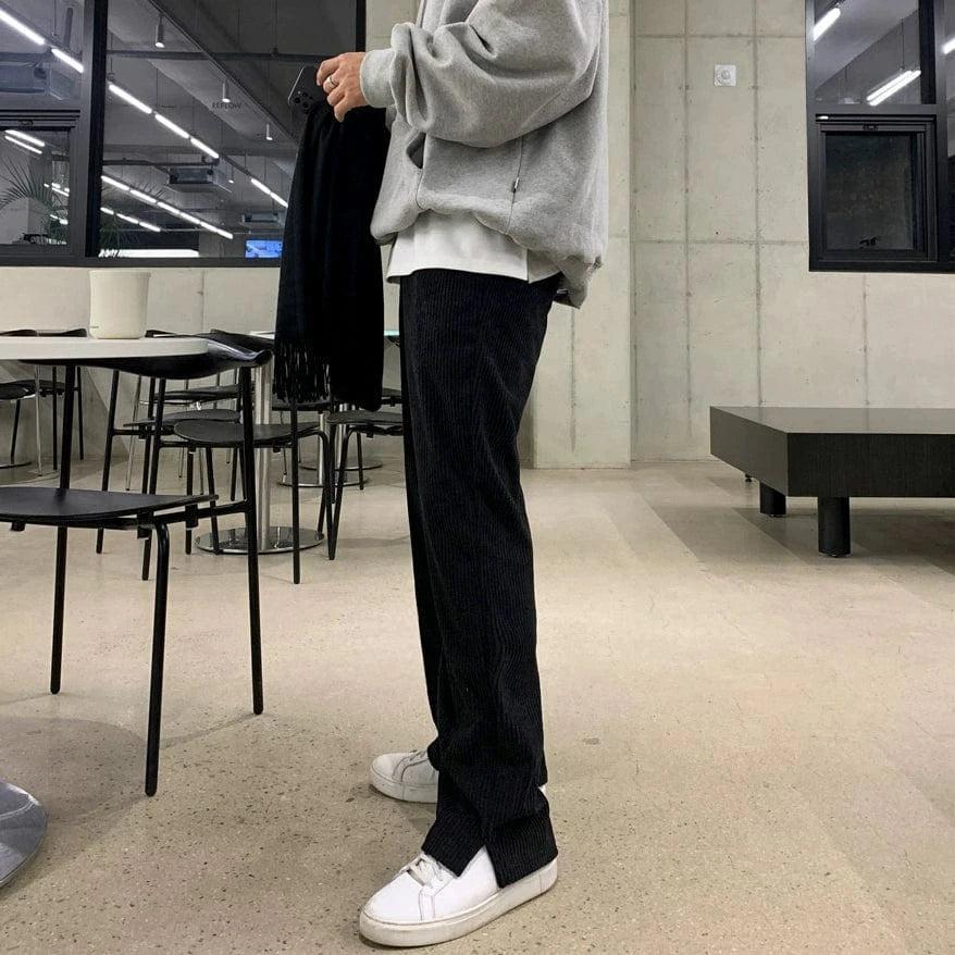 RT No. 19001 CORDUROY STRAIGHT PANTS Product Image
