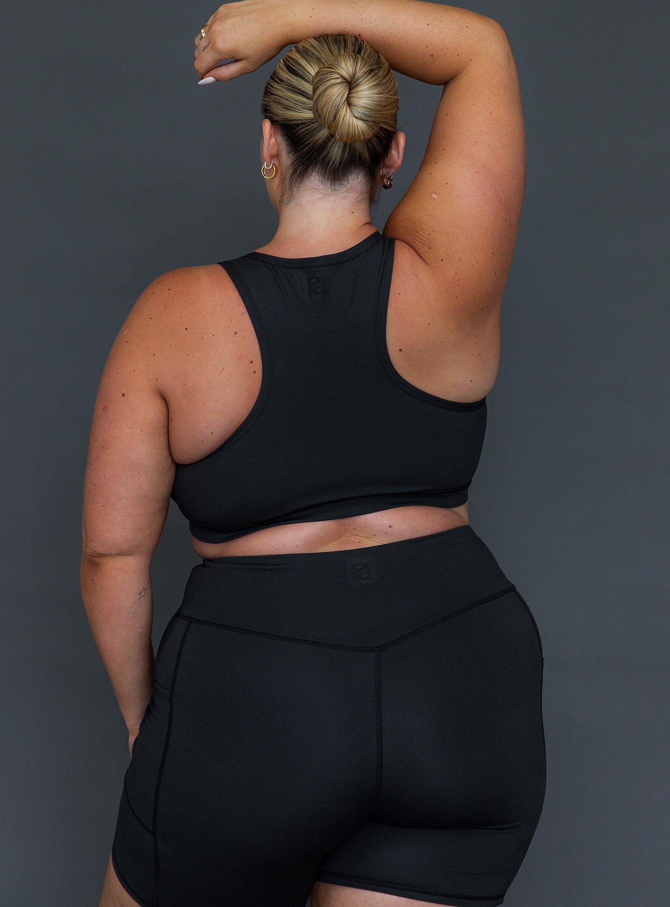 Conquer Activewear Shorts Black Curve Product Image