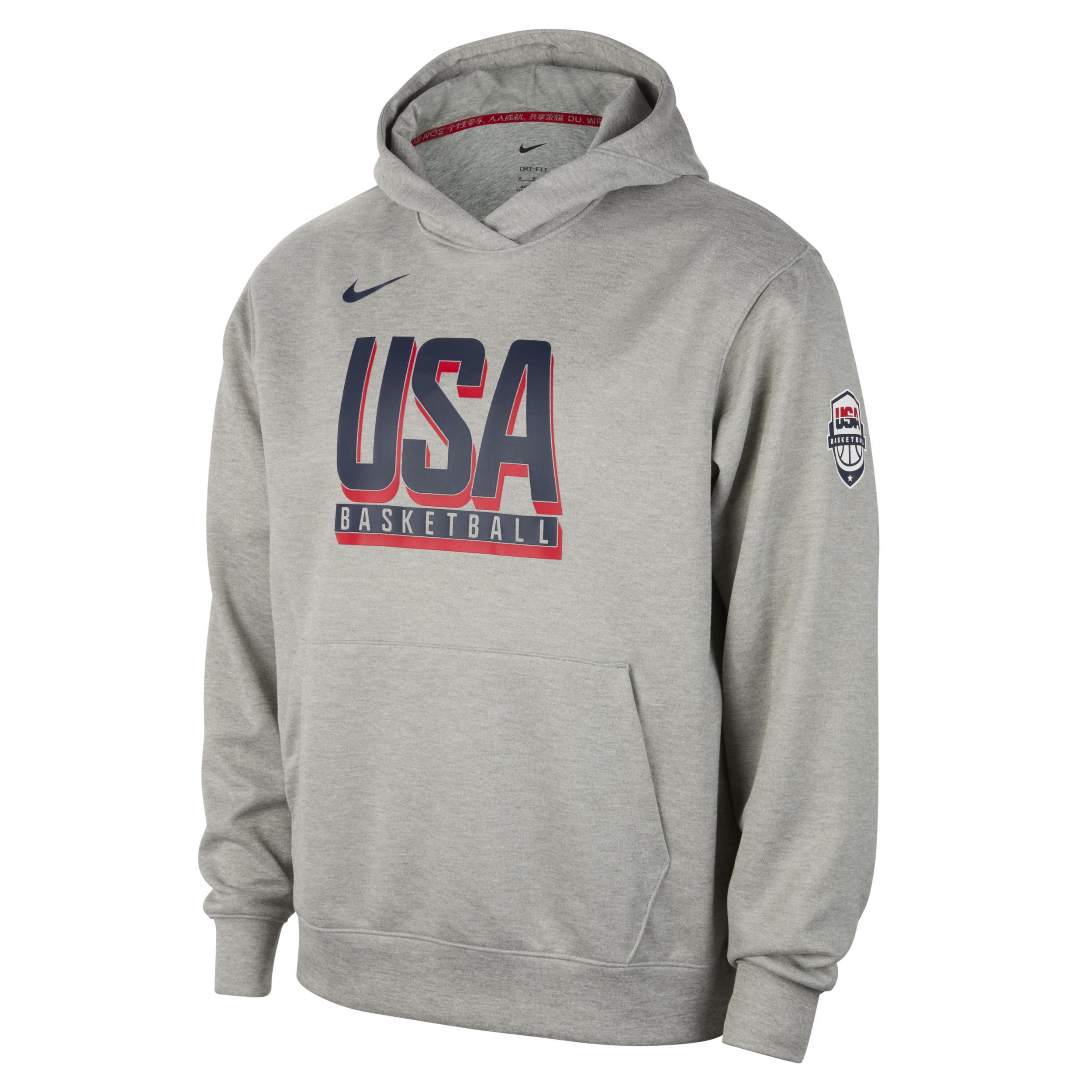 USA Practice Nike Men's Basketball Fleece Hoodie Product Image