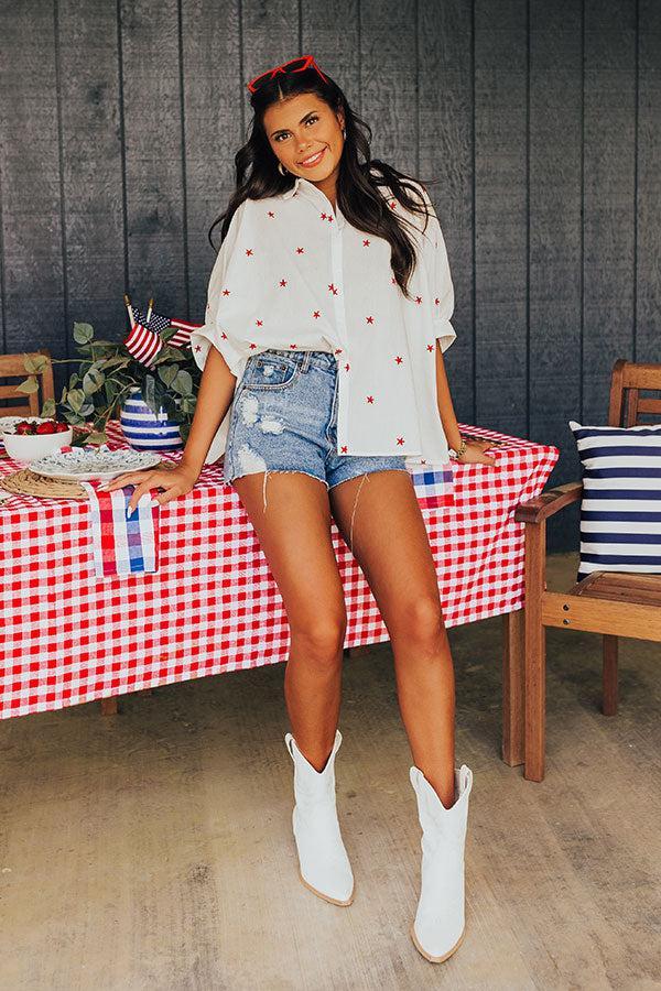 American Anthem Embroidered Button Up Product Image