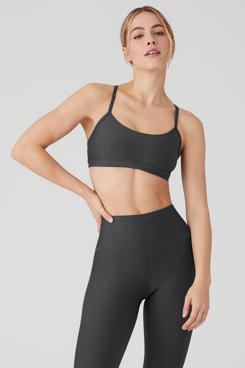 Alo Yoga | Airlift Intrigue Bra Grey Product Image