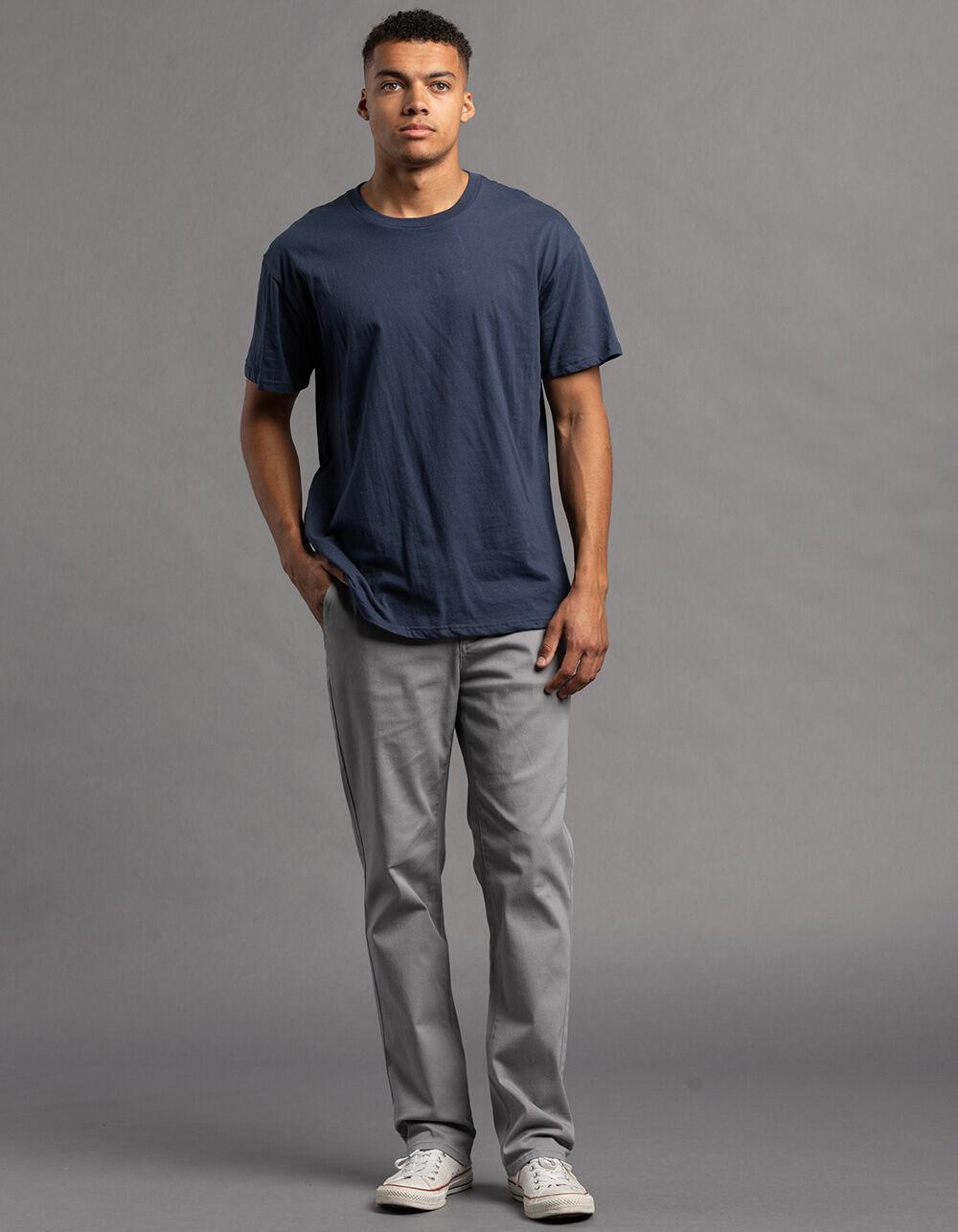 RSQ Mens Slim Straight Chino Pants - LIGHT GRAY Product Image