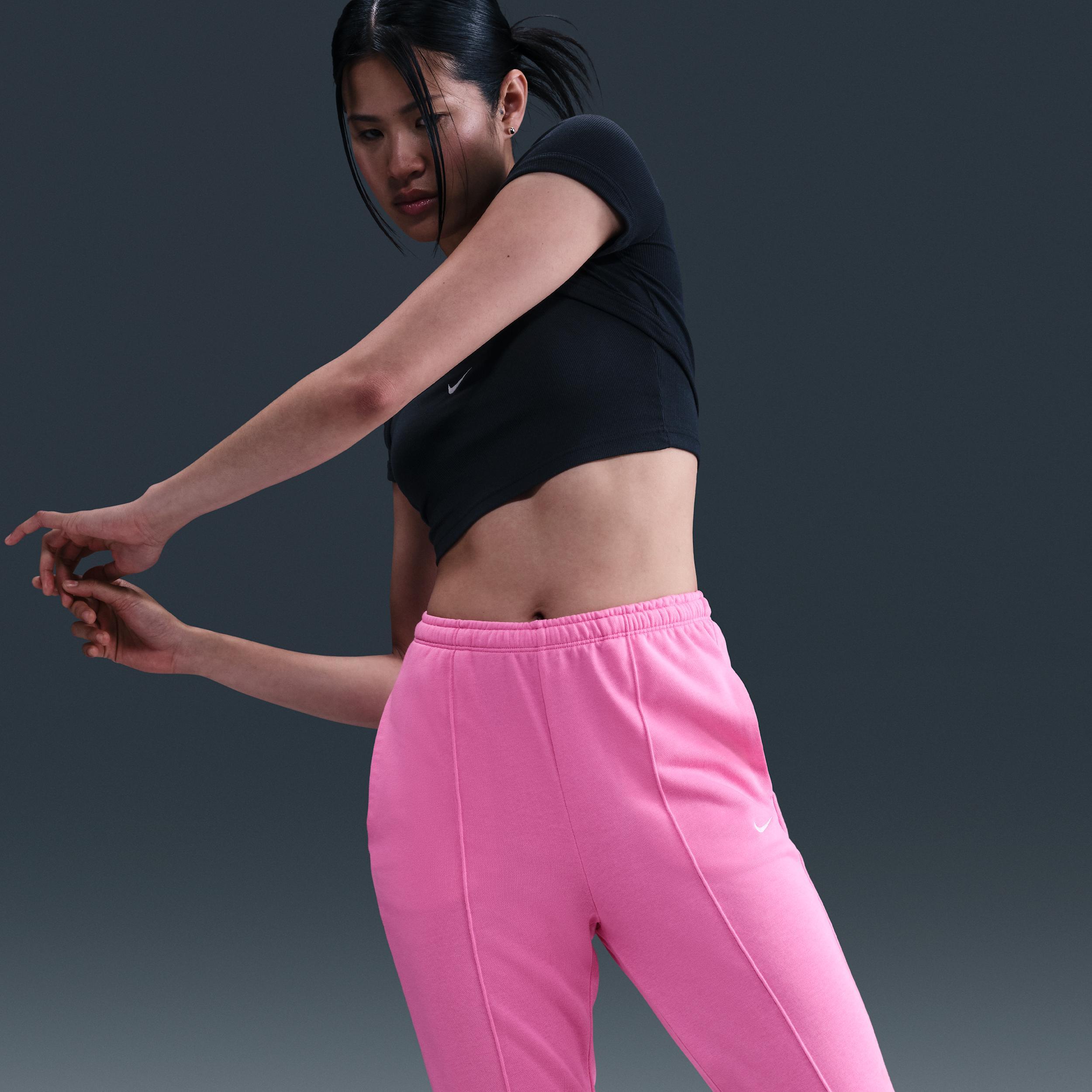 Women's Nike Sportswear Chill Terry Slim High-Waisted French Terry Sweatpants Product Image