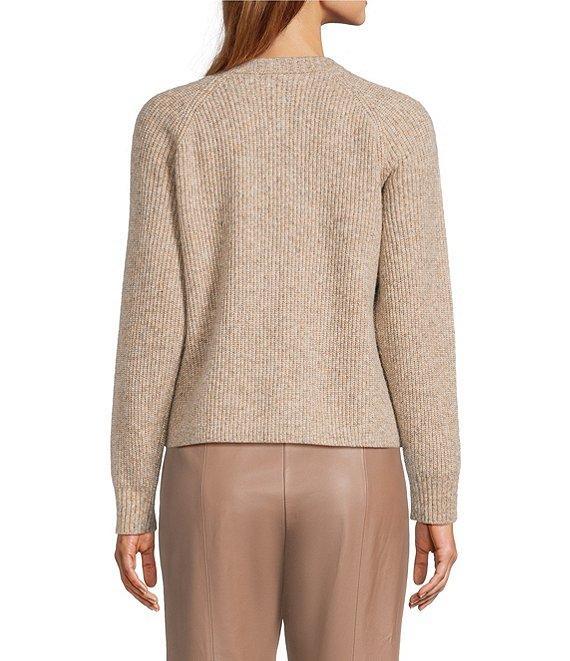 Antonio Melani Emilia Wool Blend Button Front Long Sleeve Cardigan Product Image