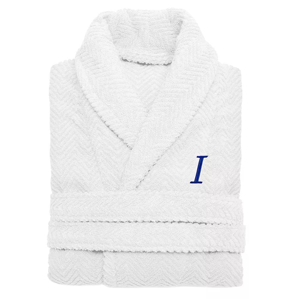 Linum Home Textiles Turkish Cotton Personalized Herringbone Weave Bathrobe, Womens Product Image