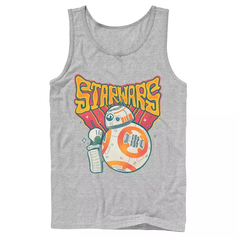 Men's Star Wars The Rise of Skywalker Droid Duo Tank Top, Size: Large, Athletic Grey Product Image