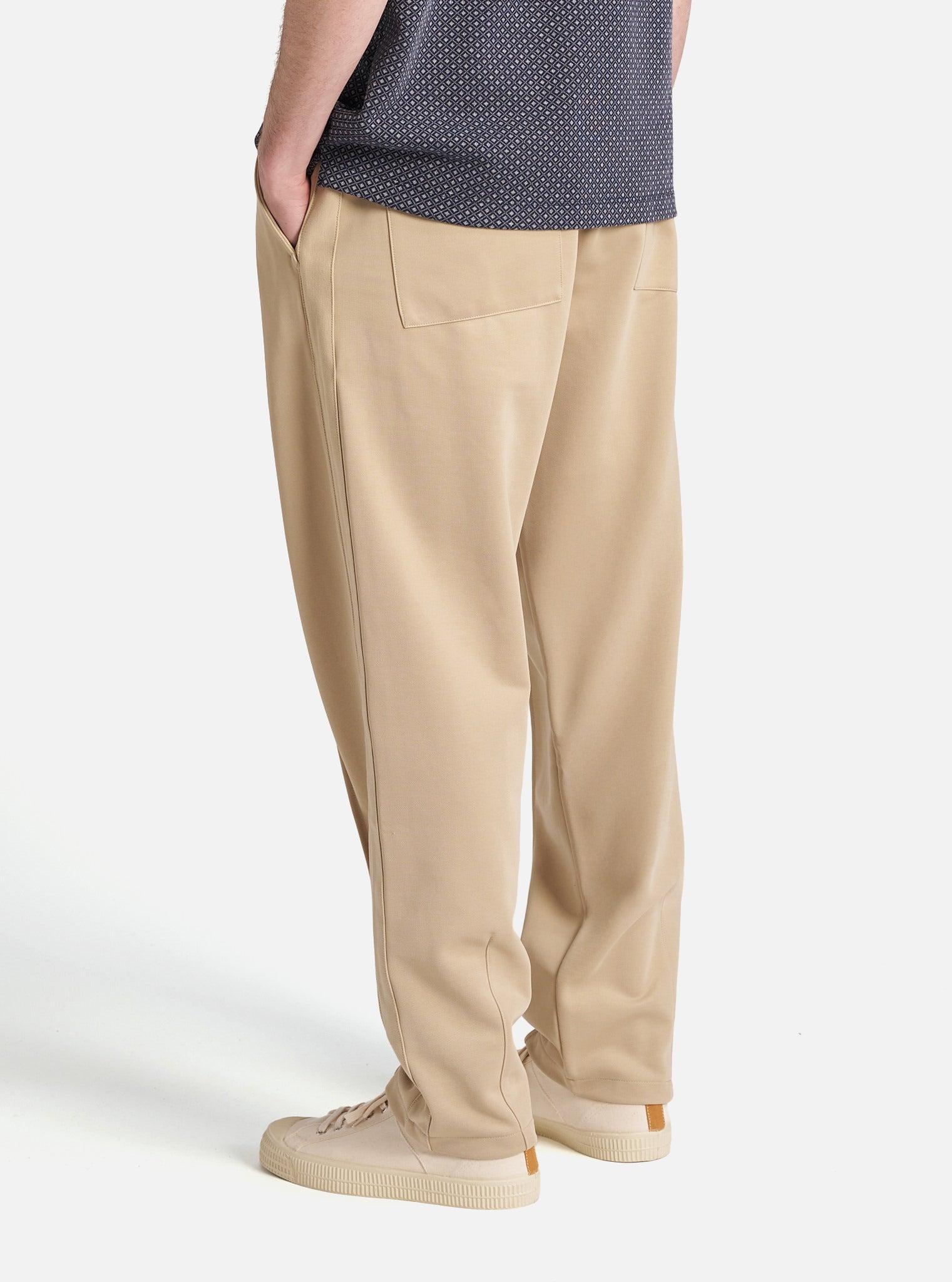 Sand Recycled Poly Organic Cotton Denis Track Trouser Product Image
