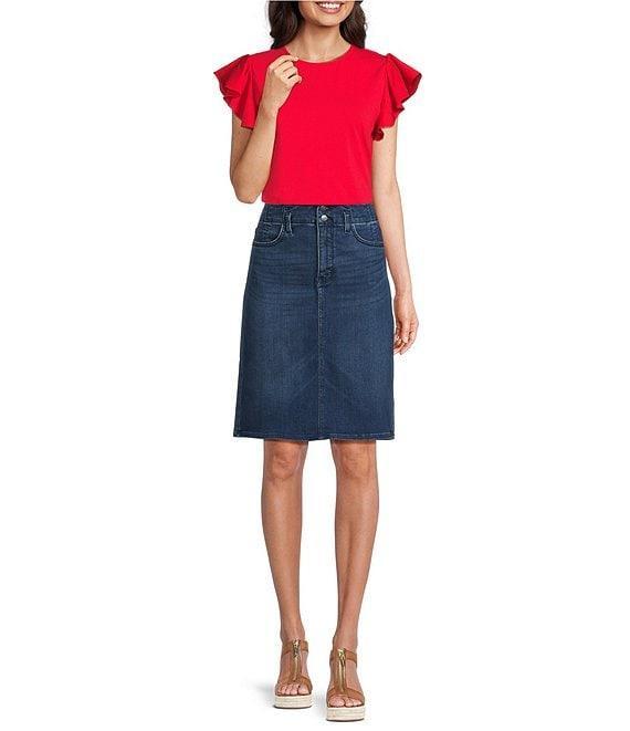 NYDJ Petite Size High Waist Pencil Skirt Product Image