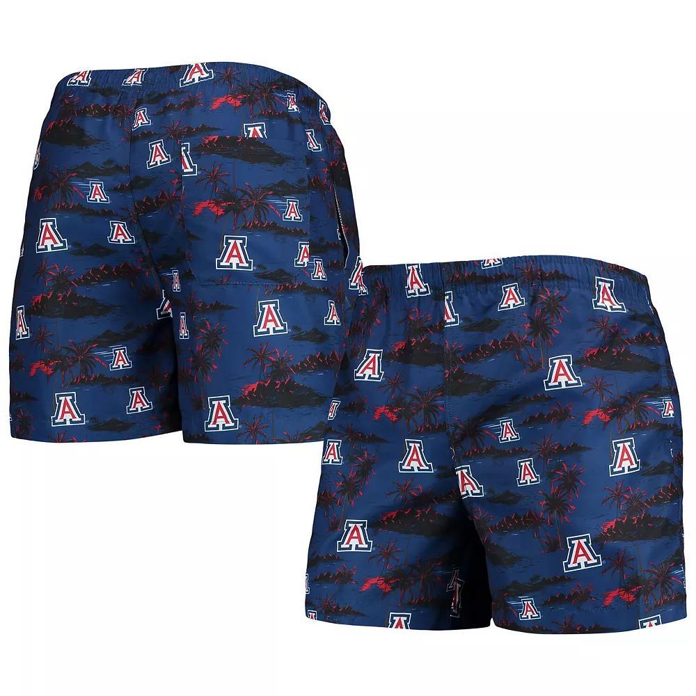 Men's FOCO Navy Arizona Wildcats Island Palm Swim Trunks, Size: 2XL, Blue Product Image