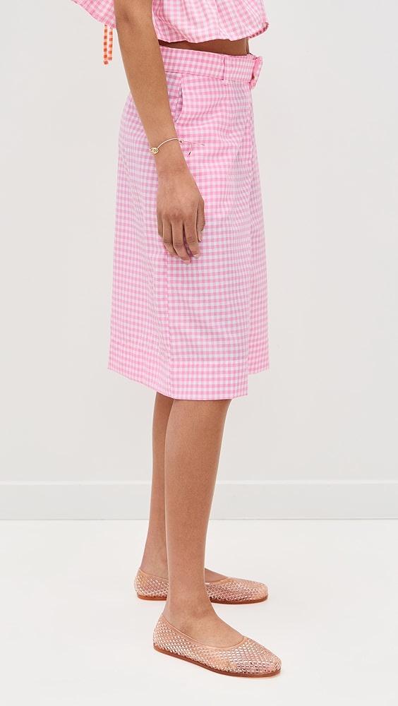 Pitusa Colorblock Bermuda Shorts | Shopbop Product Image