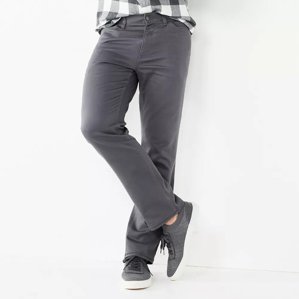 Mens Sonoma Goods For Life Straight-Fit 5-Pocket Everyday Pant Product Image