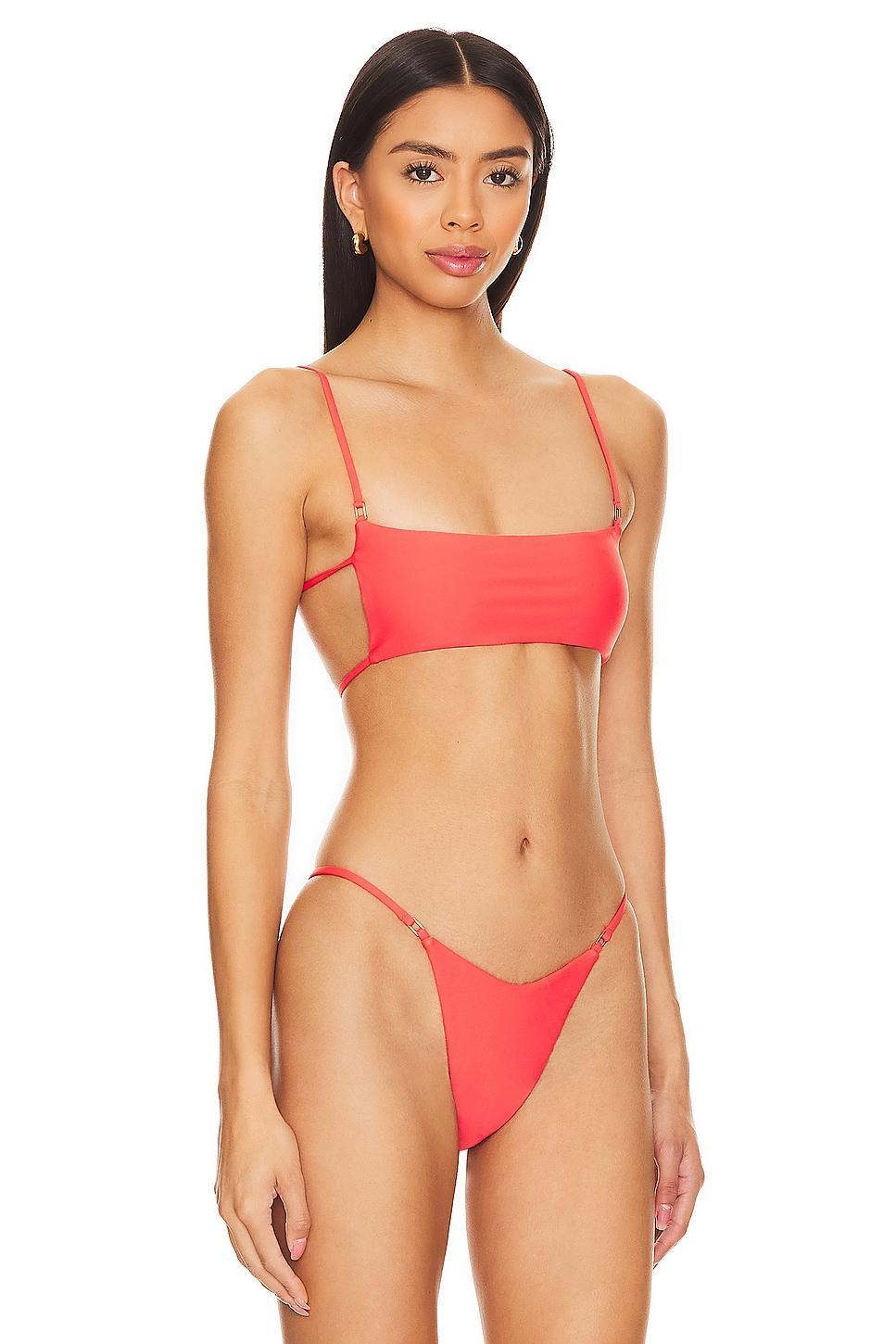 Lovers and Friends Shine Like The Sun Top in Hot Coral Product Image