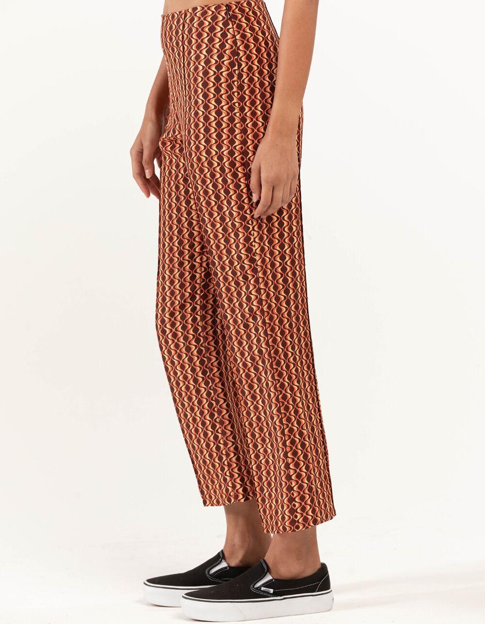RVCA Drip Womens Wide Leg Pants - BROWN COMBO Product Image