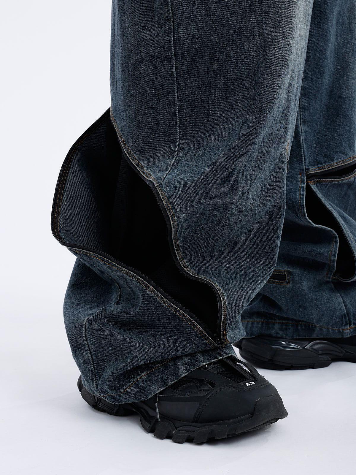 City Of Love Zip Up Jeans Product Image