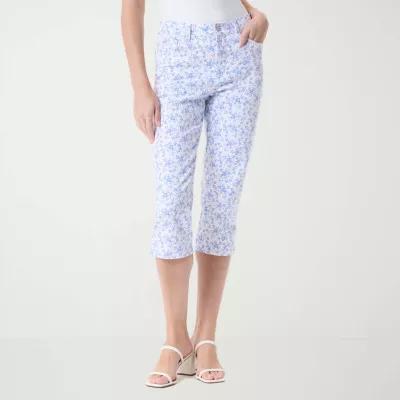 Gloria Vanderbilt Womens High Rise Capri Pants Product Image