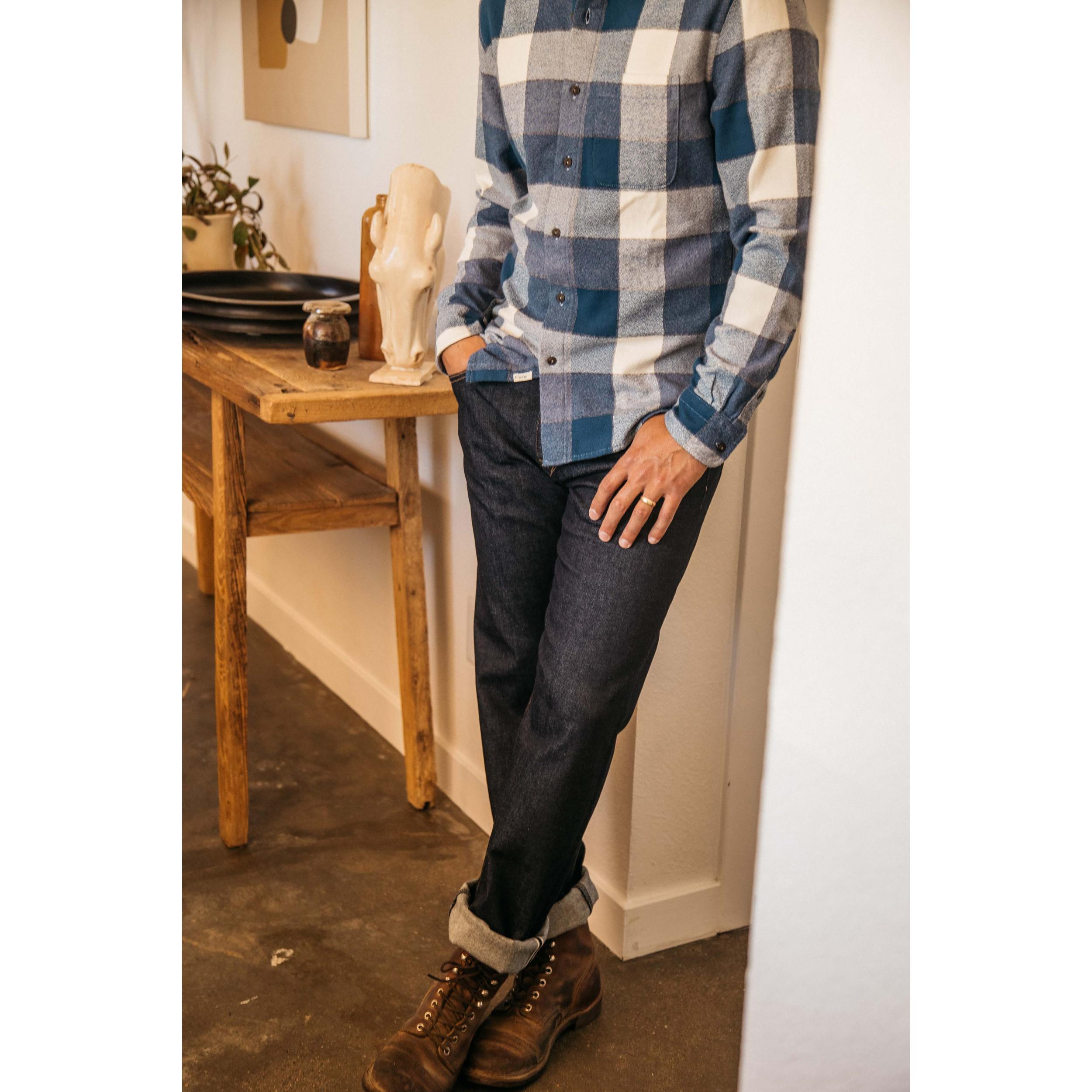The Hammer Straight Stretch Selvedge Denim Jeans Product Image
