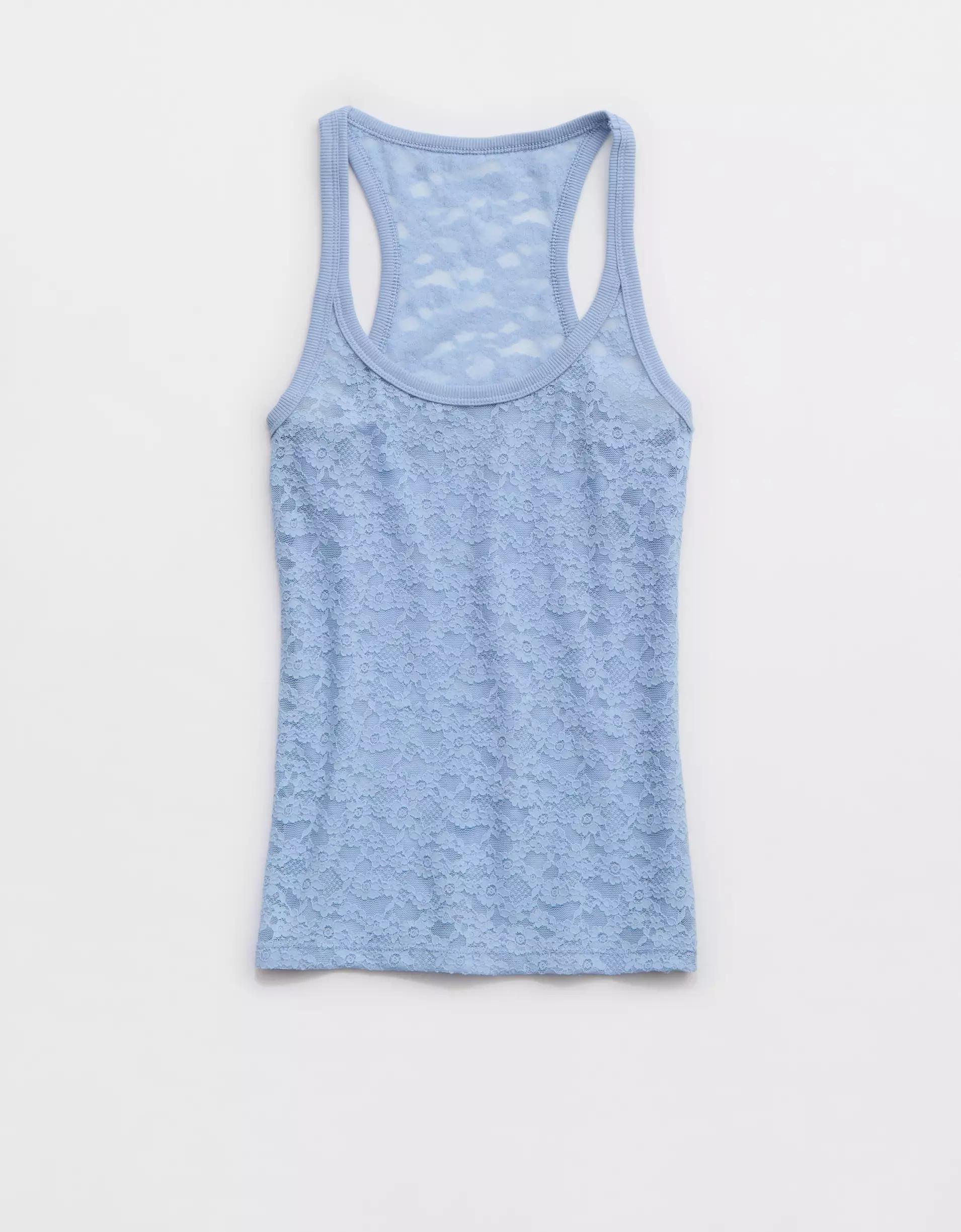 Aerie Easy Does It Vintage Lace Tank Top Product Image