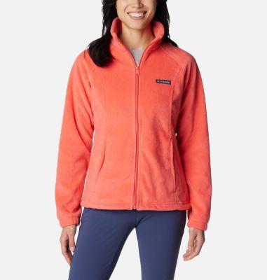 Women's Columbia Benton Springs Zip-Front Fleece Jacket, Size: Large, Juicy Product Image