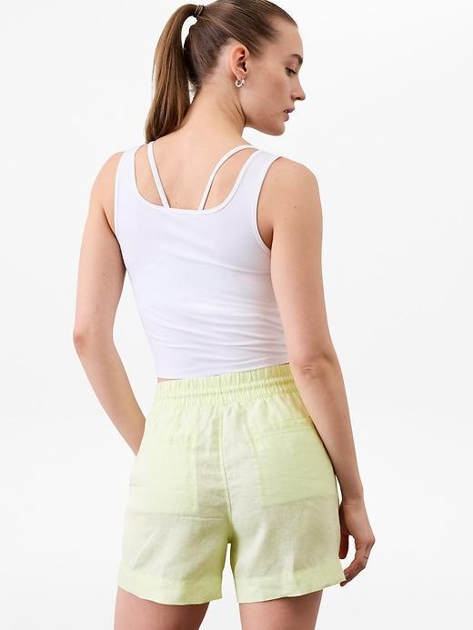 Retreat Linen Mid Rise Short Product Image