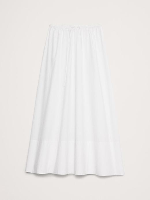Cotton Poplin Maxi Skirt Product Image