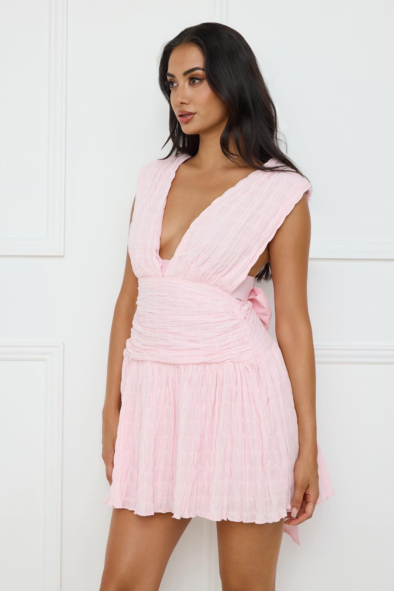 Light And Luxe Mini Dress Pink Product Image