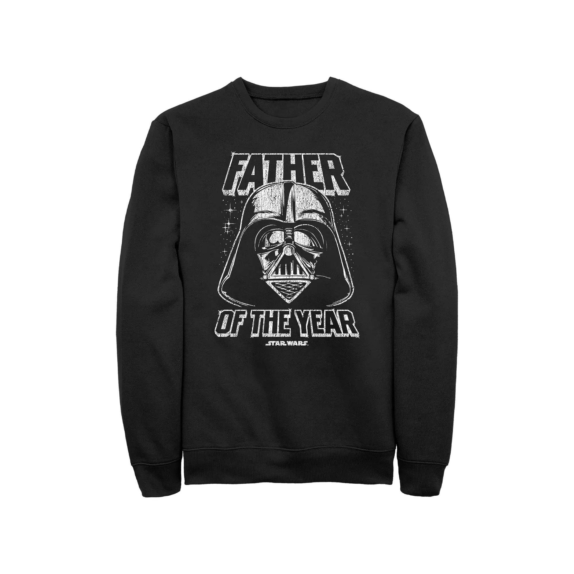 Men's Star Wars Father Of The Year Graphic Fleece, Size: Medium, Black Product Image