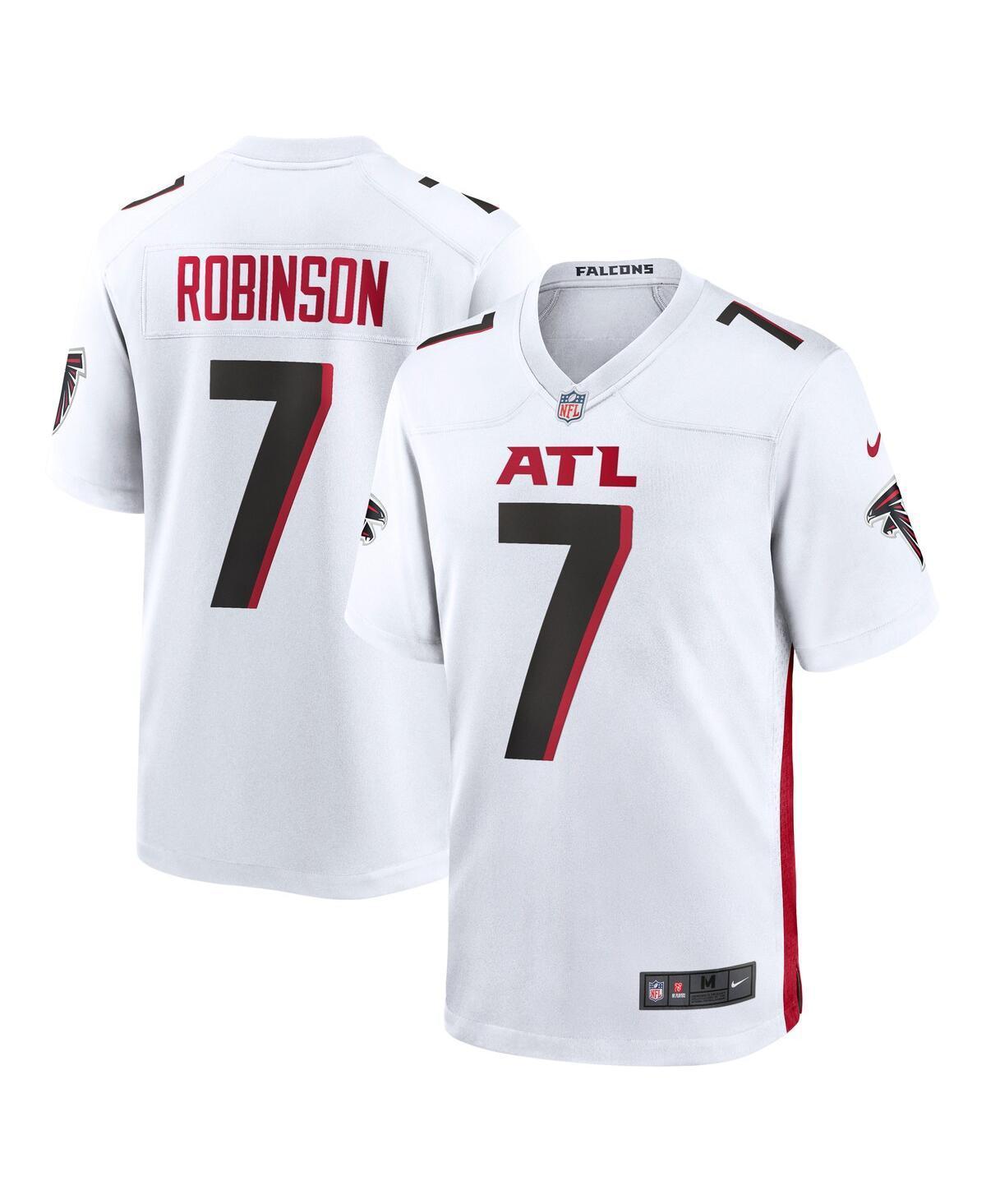 Men's Nike Bijan Robinson White Atlanta Falcons 2023 NFL Draft First Round Pick Game Jersey, Size: 2XL Product Image