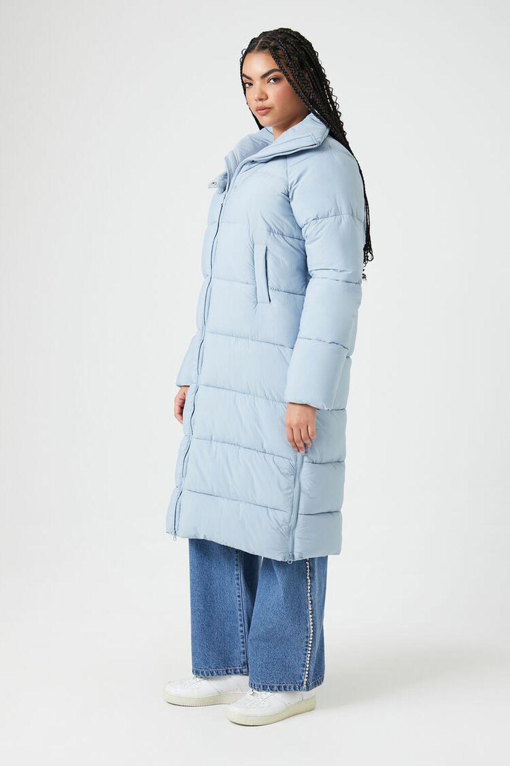Oversized Longline Puffer Jacket | Forever 21 Product Image