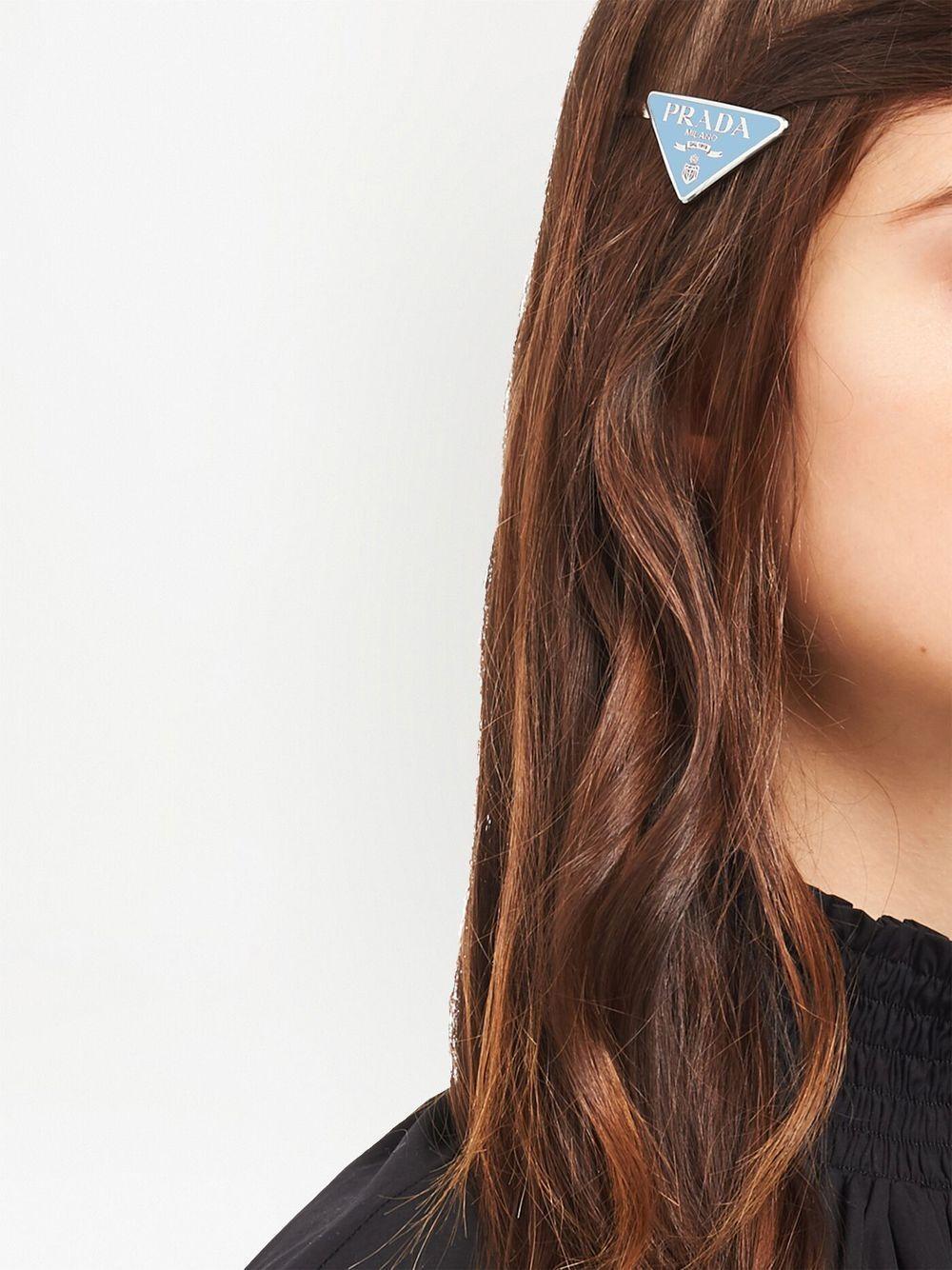 triangle logo hairclip set Product Image