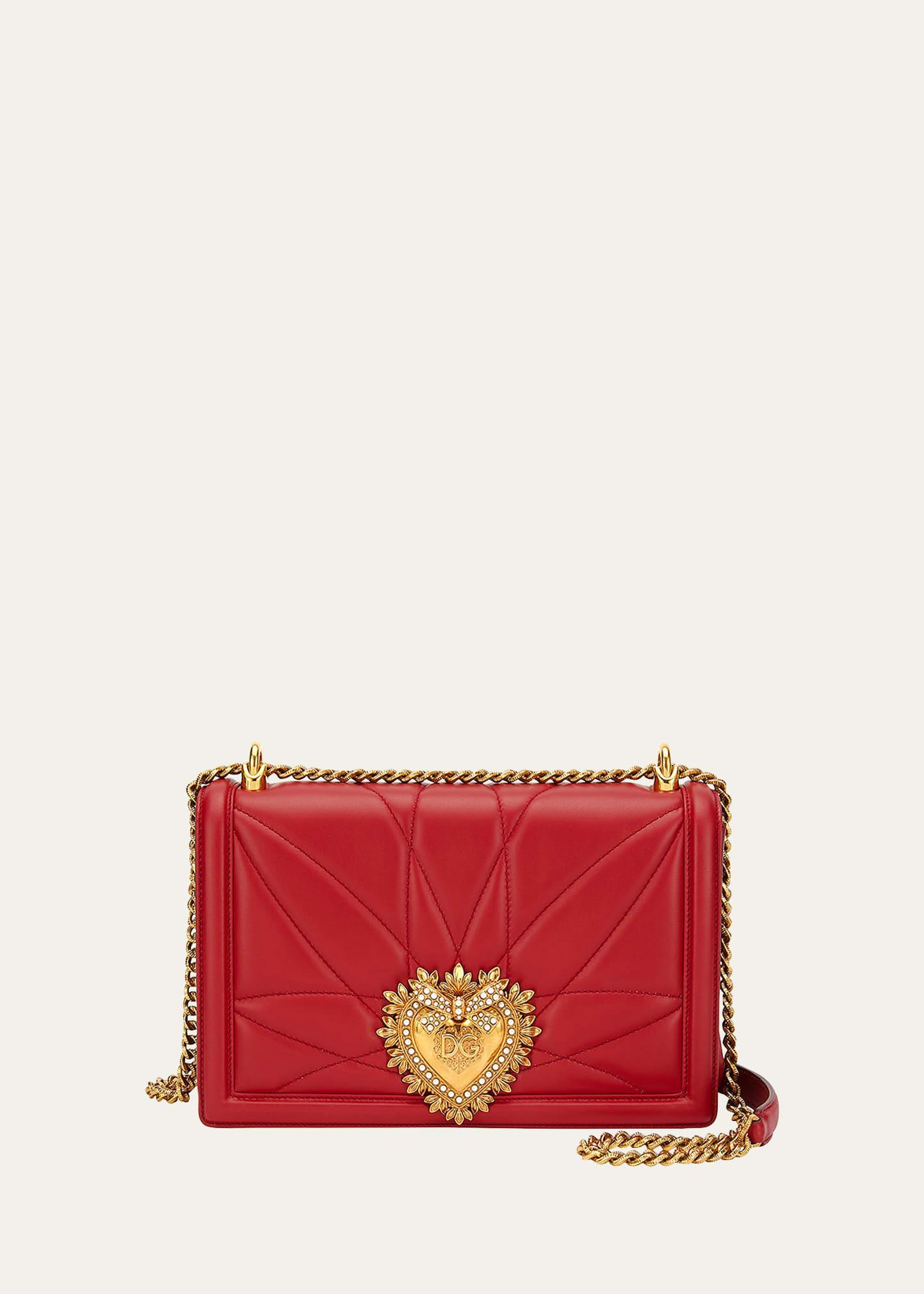 Womens Medium Devotion Quilted Leather Shoulder Bag Product Image