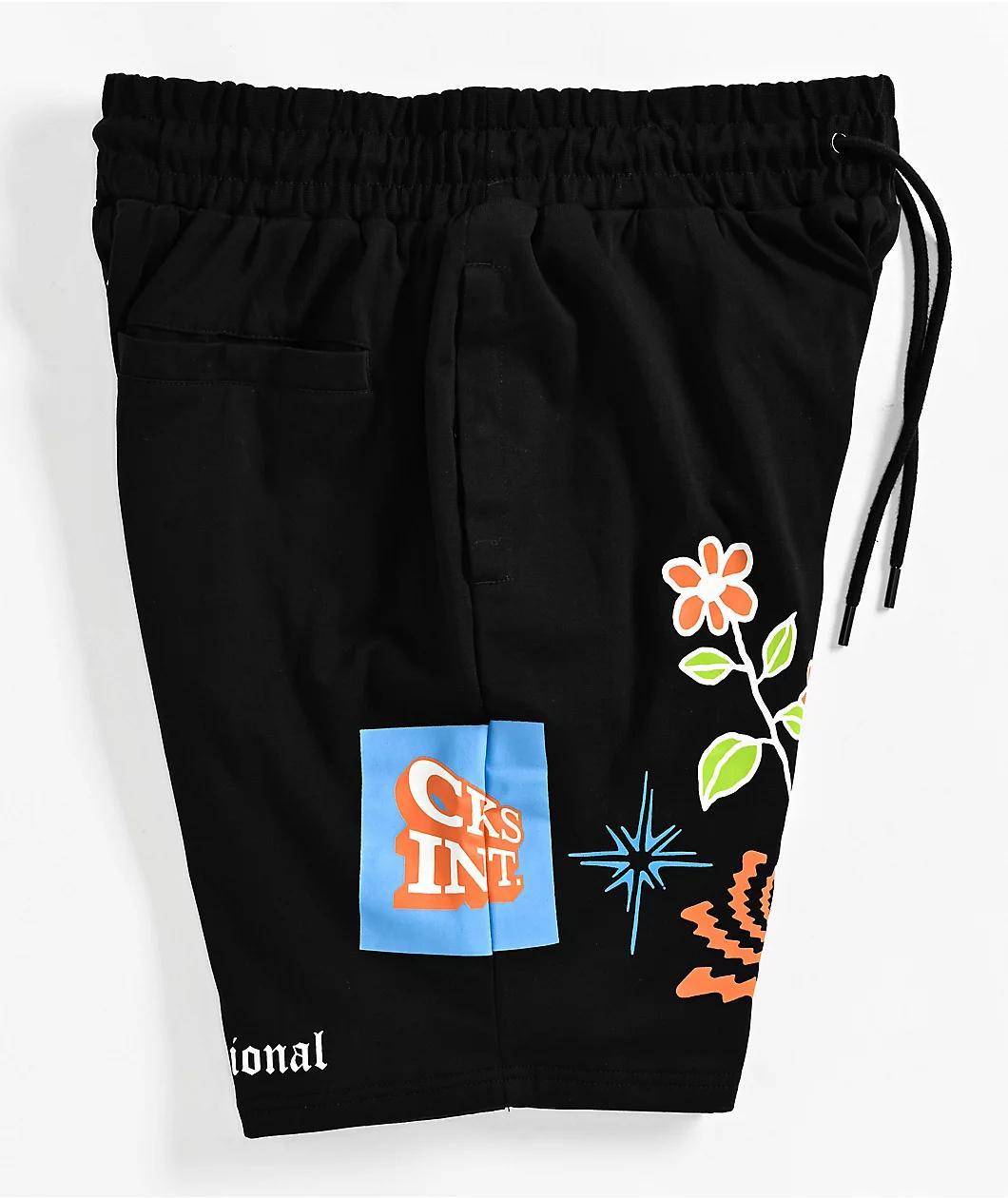 Cookies Highest Of Highs Black Sweat Shorts Product Image