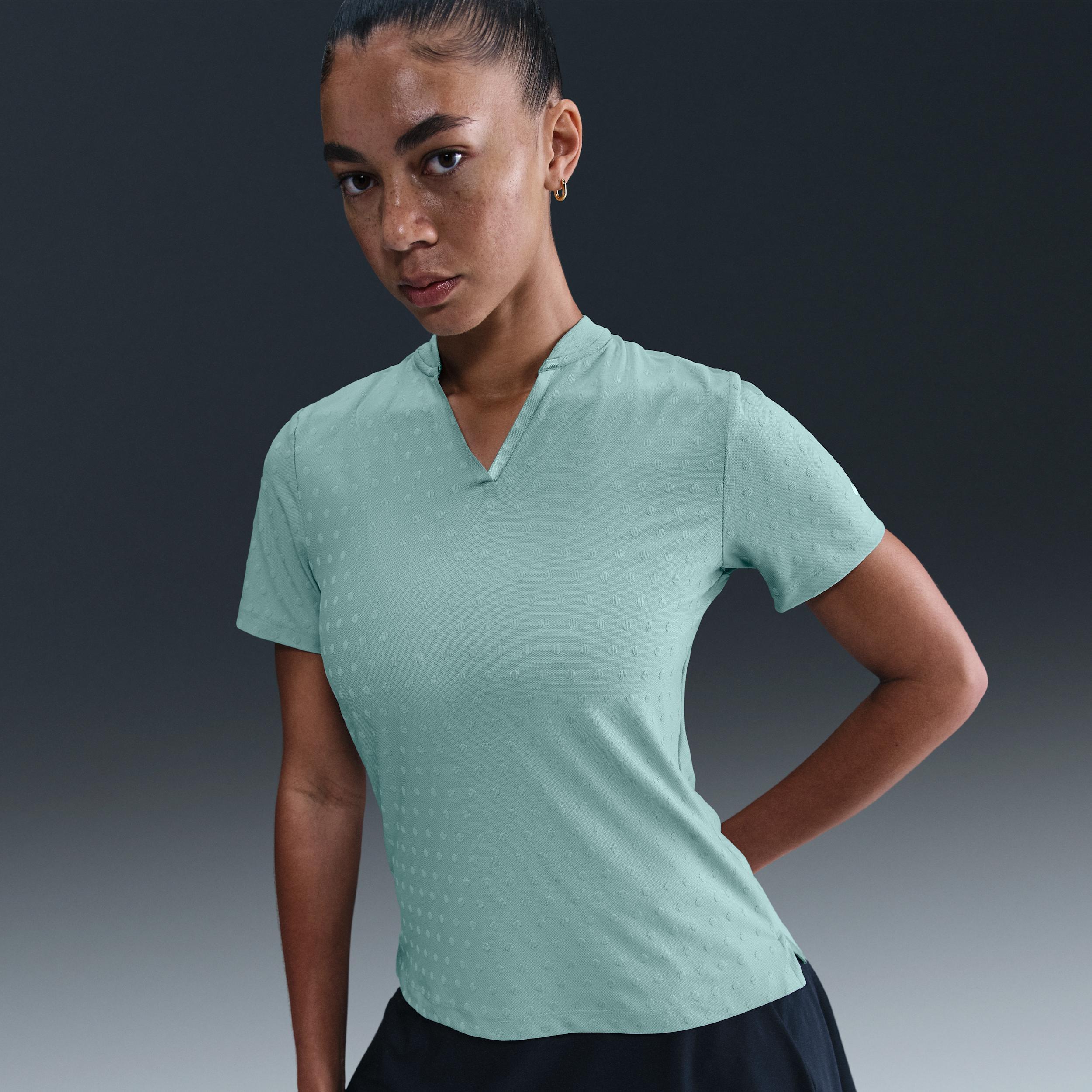Nike Tour Women's Dri-FIT Short-Sleeve Blade Jacquard Golf Polo Product Image