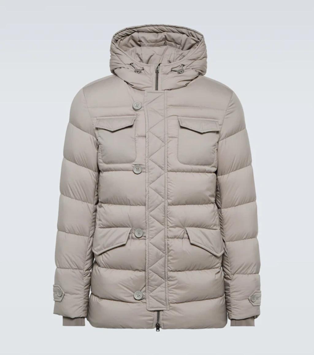 HERNO Padded Down Jacket In Gray Product Image