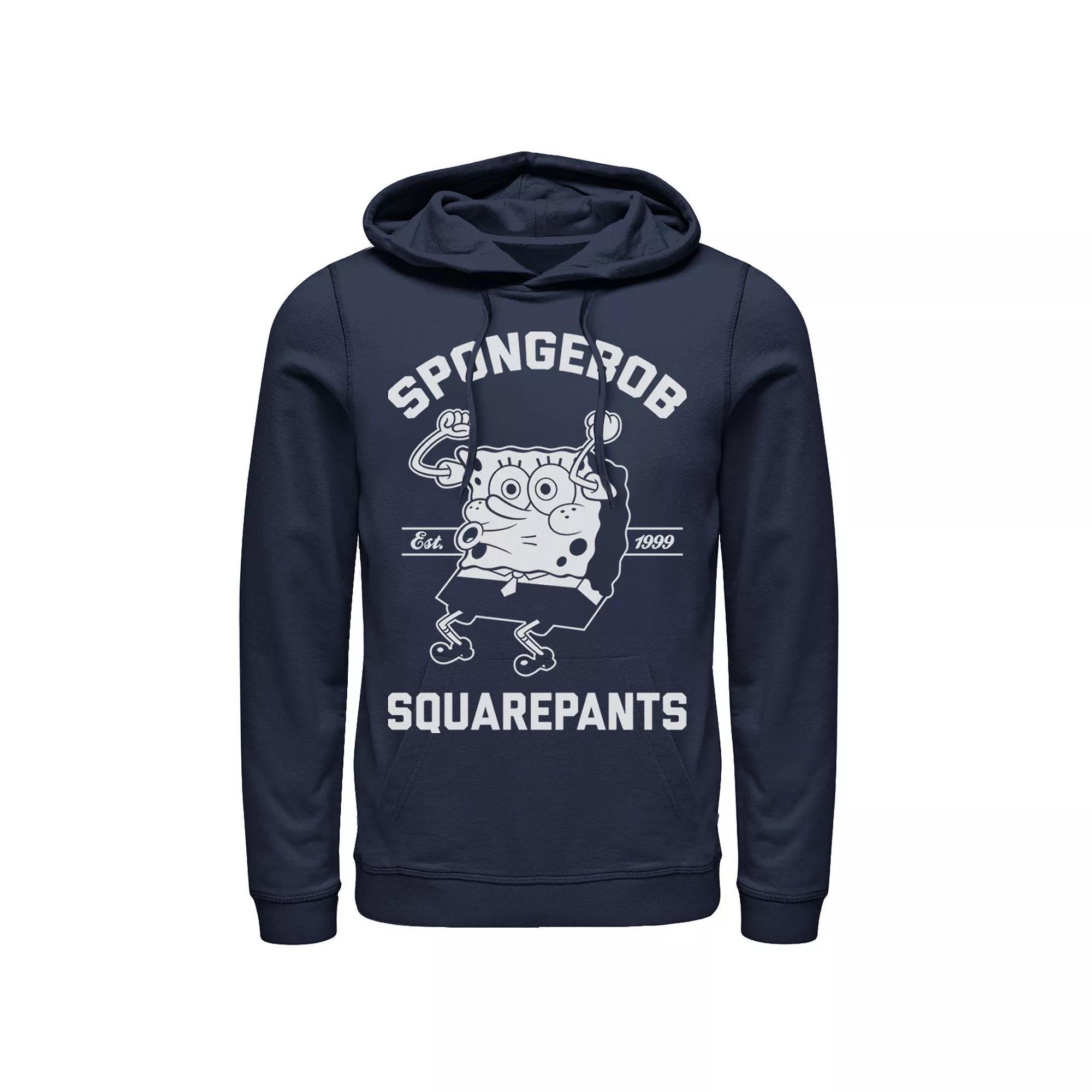 Men's Nickelodeon SpongeBob SquarePants Excited Established 99 Hoodie, Size: Large, Black Product Image