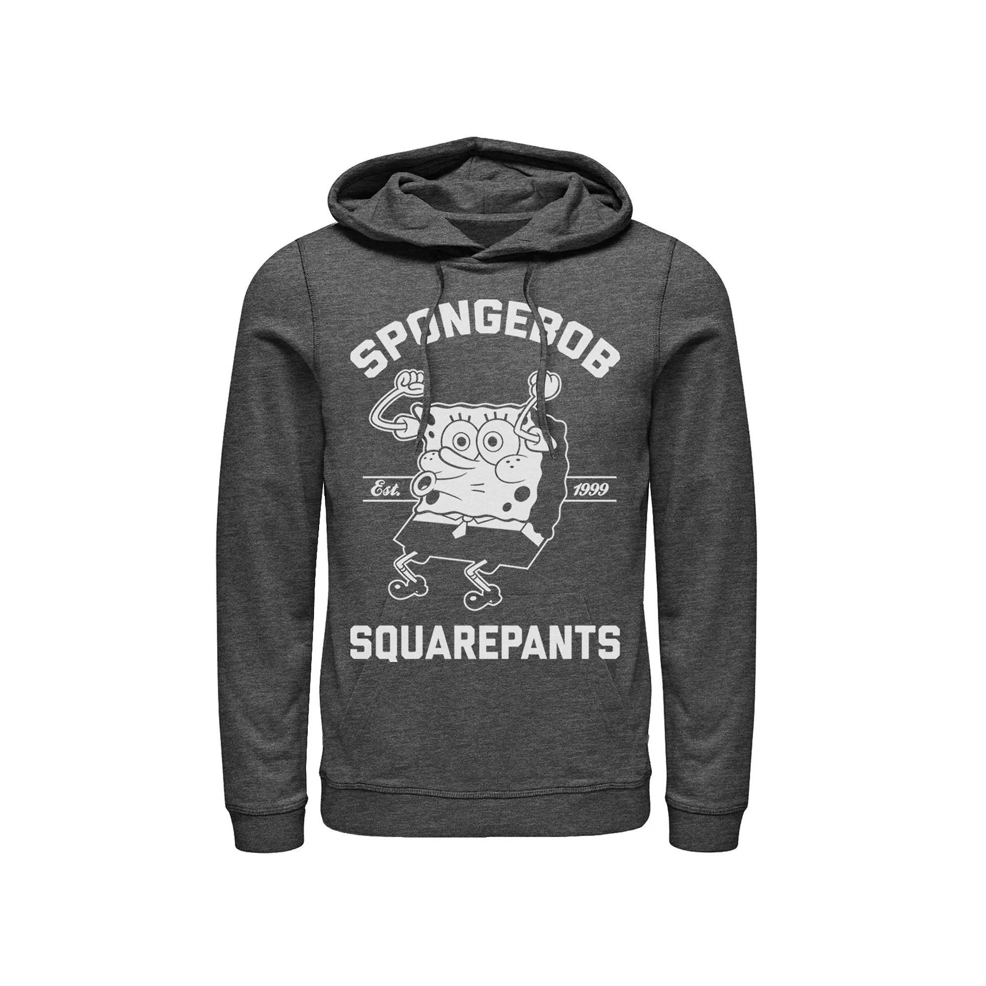 Men's Nickelodeon SpongeBob SquarePants Excited Established 99 Hoodie, Size: Small, Char Product Image