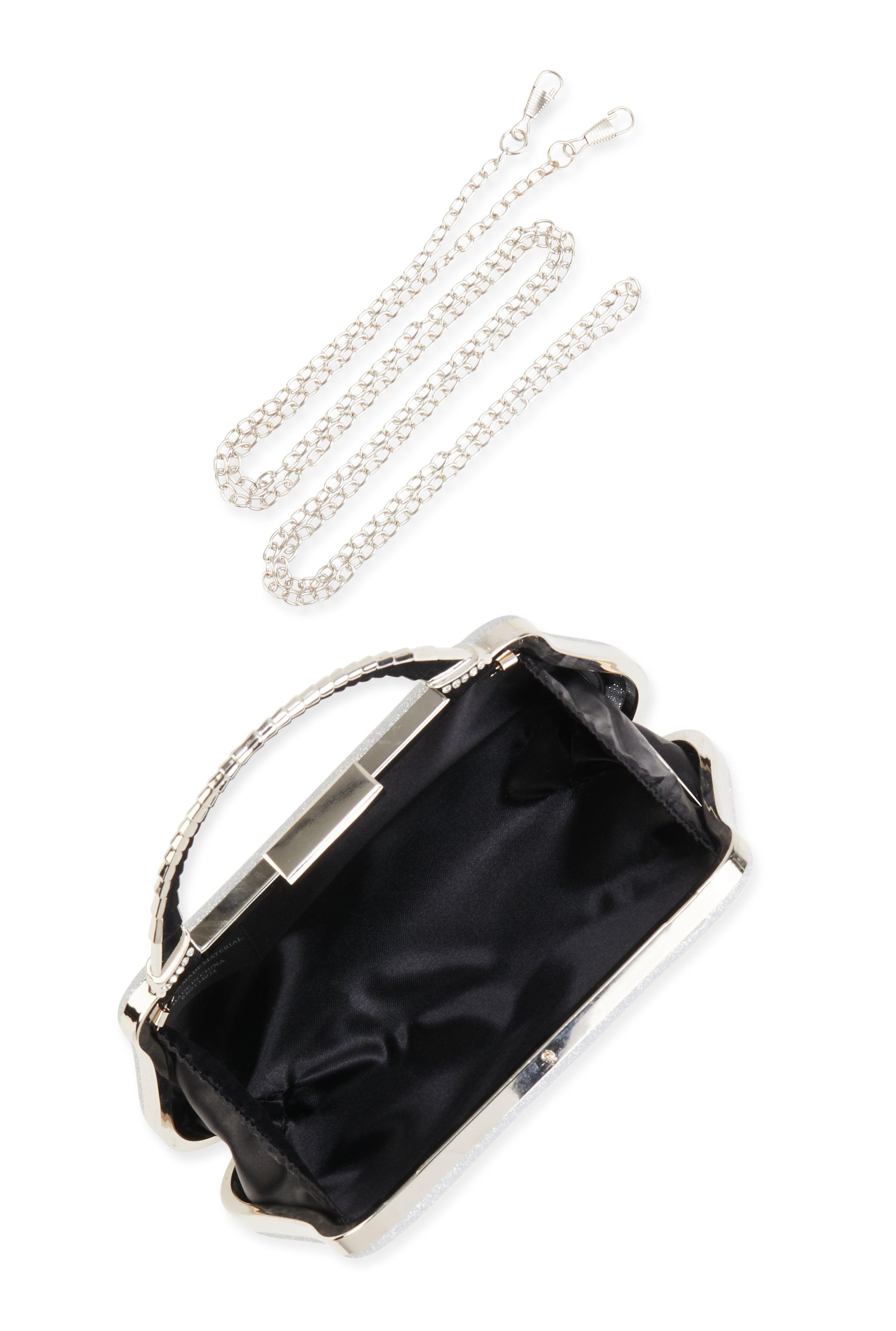 Glitter Top Handle Convertible Crossbody Bag Female Product Image